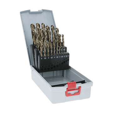 PRO Stainless Steel HSS-Co Twist Drill Bit Set, 25 pcs 1-13 mm - image 01