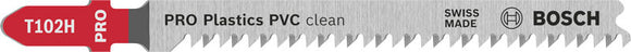 PRO Plastics PVC clean T102H Jigsaw Blade, 100 mm, 5 pcs