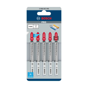PRO Plastics PVC clean T102H Jigsaw Blade, 100 mm, 5 pcs - image 02