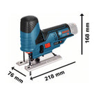Bosch Cordless Jig Saw GST 12V-70 Solo excl Battery & Charger - image 03