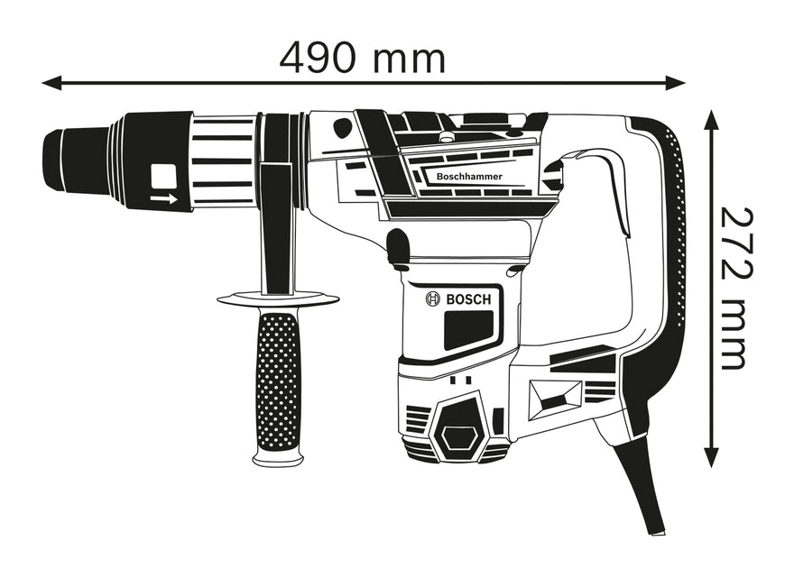 Bosch Rotary Hammers >=5KG GBH 5-40 D - 0