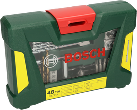 Bosch 48pc V-Line Mixed Drill bit set with Magnetic Holder - 0