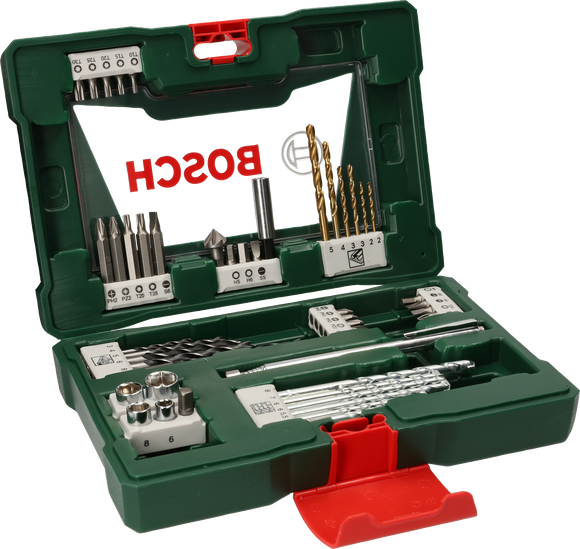 Bosch 48pc V-Line Mixed Drill bit set with Magnetic Holder