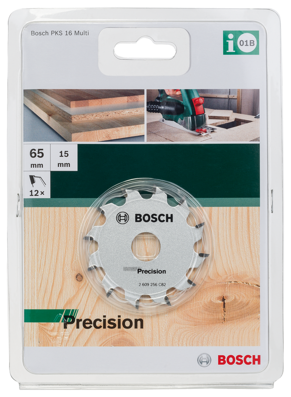 Bosch Circular saw blade for plunge and hand-held circular saws 65 x 15 x 1,6 mm, 12
