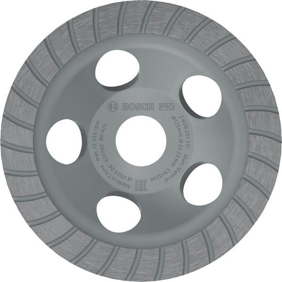 Bosch PRO Multi Material Grinding Head, 5 x 125 x 22.23 mm