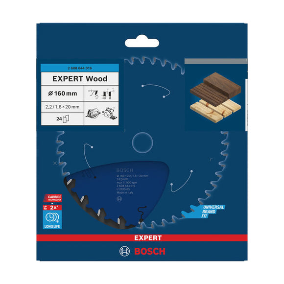 EXPERT Wood Circular Saw Blade, 160 x 2.2/1.6 x 20 mm, T24 - image 02