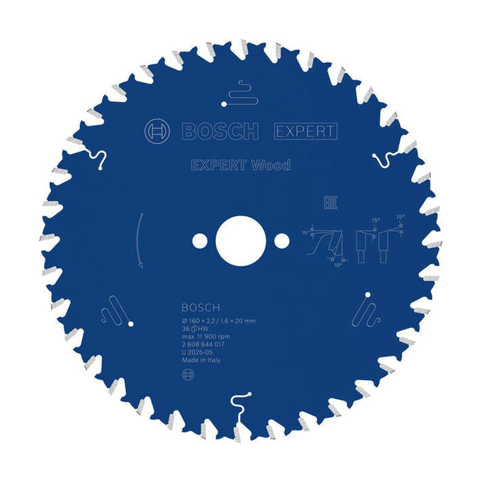 EXPERT Wood Circular Saw Blade, 160 x 2.2/1.6 x 20 mm, T36 - image 01