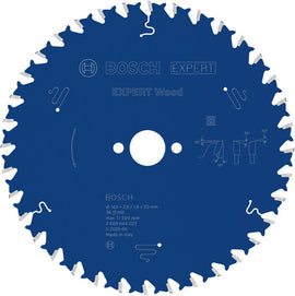 EXPERT Wood Circular Saw Blade, 165 x 2.6/1.6 x 20 mm, T36
