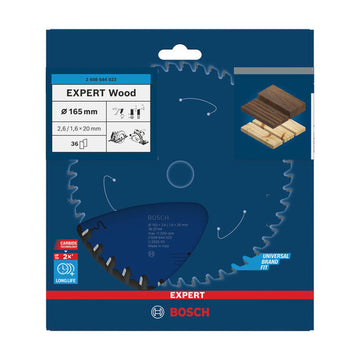 EXPERT Wood Circular Saw Blade, 165 x 2.6/1.6 x 20 mm, T36 - image 02