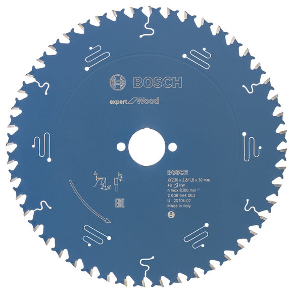 Bosch Circular saw blade Expert for Wood 230 x 30 x 2,8 mm, 48