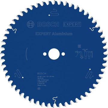 EXPERT Aluminium Circular Saw Blade, 190 x 2.6/1.6 x 20 mm, T56
 190 x 20 x 2,6 mm, 56