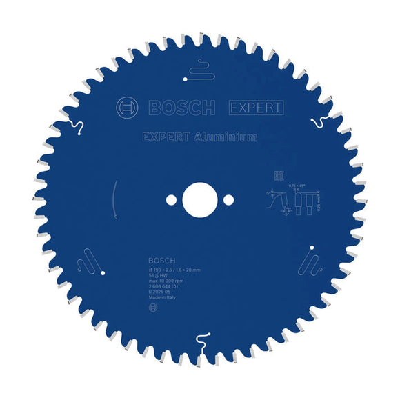 EXPERT Aluminium Circular Saw Blade, 190 x 2.6/1.6 x 20 mm, T56
 190 x 20 x 2,6 mm, 56 - image 03