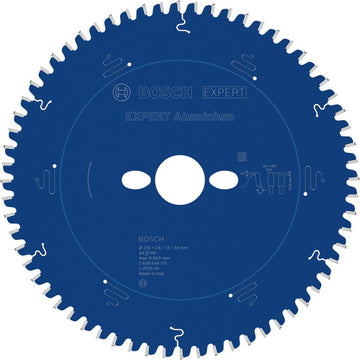 EXPERT Aluminium Circular Saw Blade, 216 x 2.6/1.8 x 30 mm, T64 216 x 30 x 2,6 mm, 64
