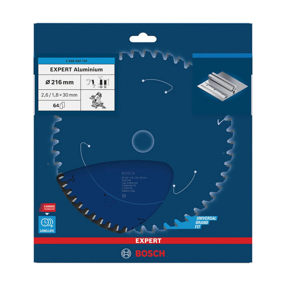 EXPERT Aluminium Circular Saw Blade, 216 x 2.6/1.8 x 30 mm, T64 216 x 30 x 2,6 mm, 64 - image 04