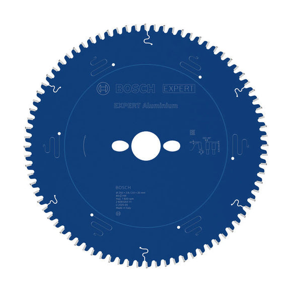 EXPERT Aluminium Circular Saw Blade, 250 x 2.8/2 x 30 mm, T80 - image 01