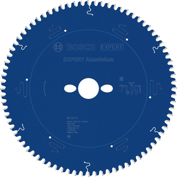 EXPERT Aluminium Circular Saw Blade, 254 x 2.8/2 x 30 mm, T80