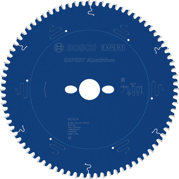 EXPERT Aluminium Circular Saw Blade, 254 x 2.8/2 x 30 mm, T80