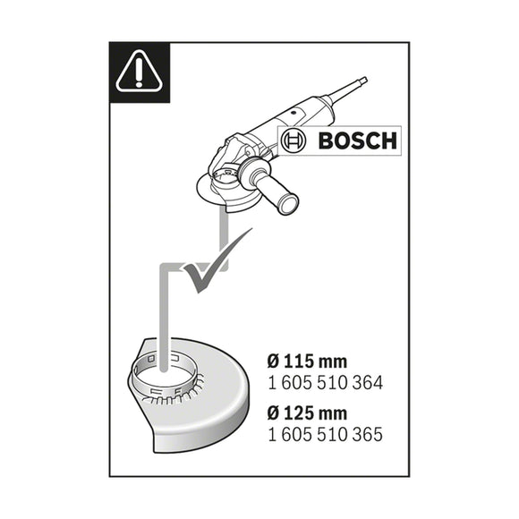 Bosch Attachment, Dust extraction GDE 115/125 FC-T - image 05