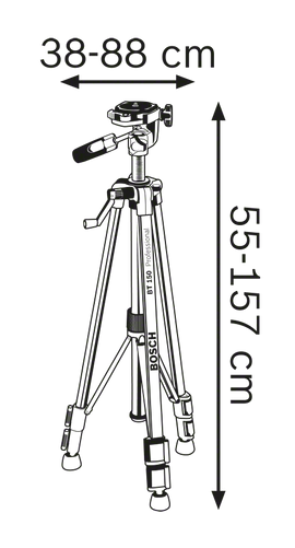 Bosch Building Tripod BT 150 - 0