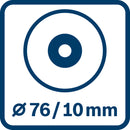 Bosch Cordless Small Angle Grinder GWS 12V-76 Solo excl Battery & Charger-11