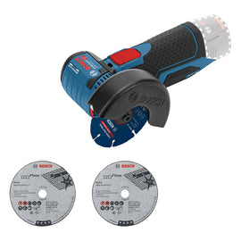 Bosch Cordless Small Angle Grinder GWS 12V-76 Solo excl Battery & Charger - 0