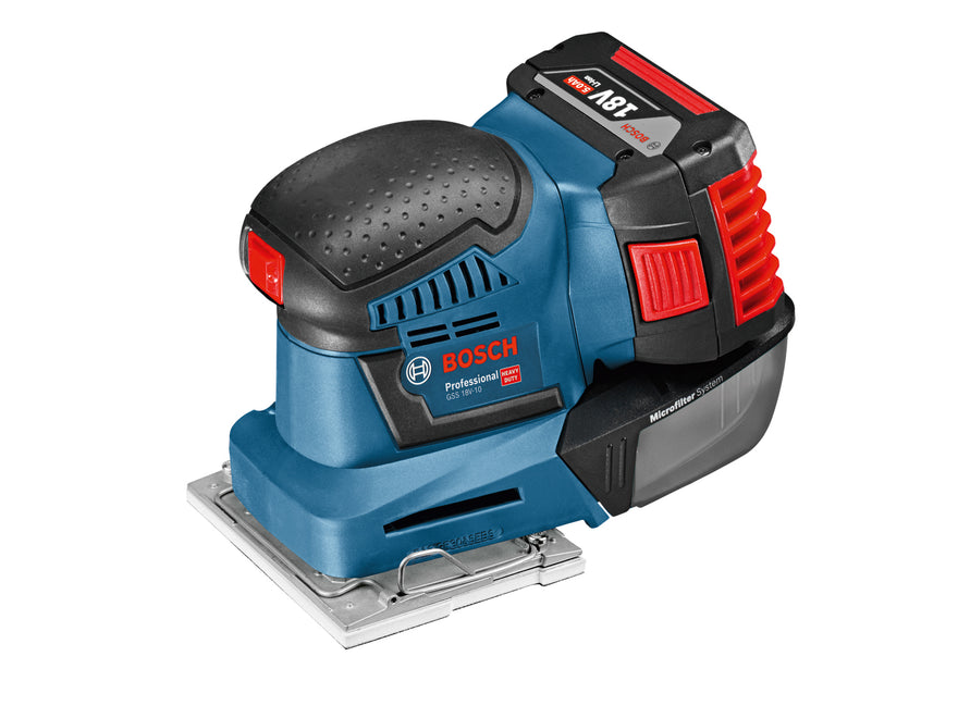 Bosch Cordless Orbital Sander GSS 18V-10 Solo excl Battery & Charger - 0