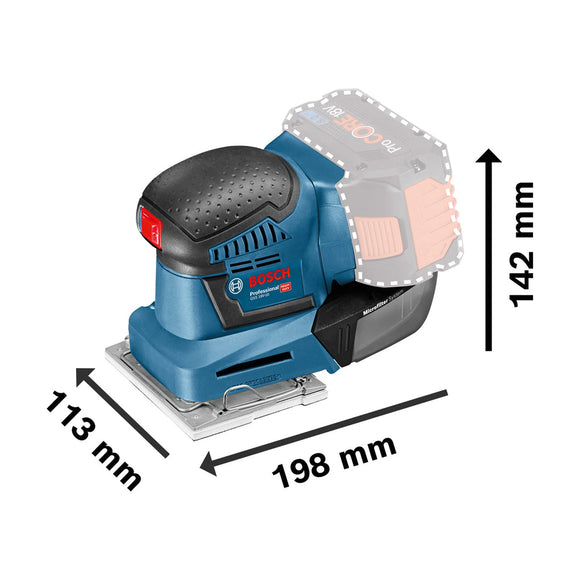Bosch Cordless Orbital Sander GSS 18V-10 Solo excl Battery & Charger - image 08