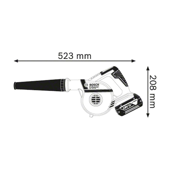 Bosch Cordless Blower GBL 18V-120 Solo excl Battery & Charger - image 03