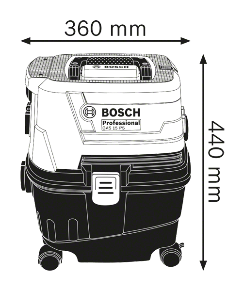 Bosch Vacuum cleaner GAS 15 PS