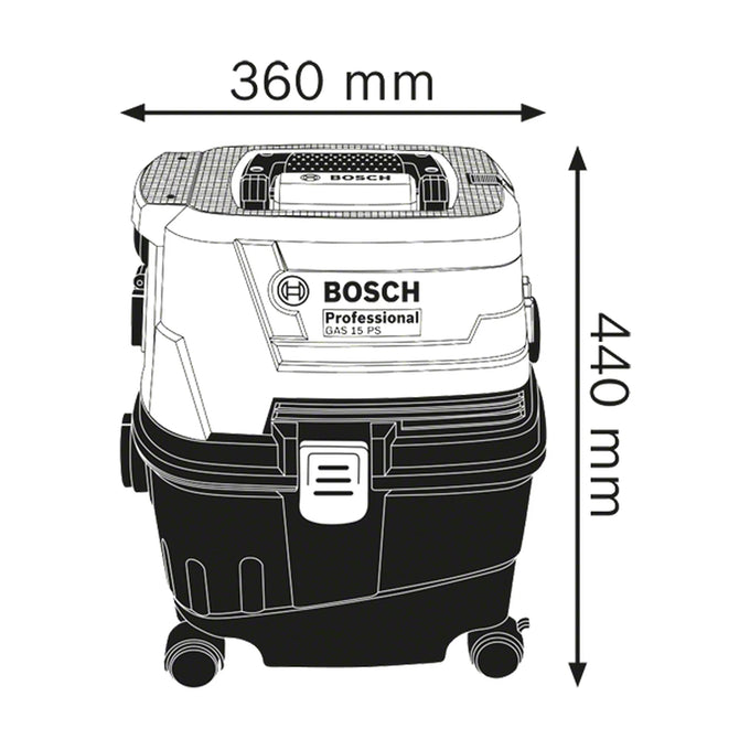 Bosch Vacuum cleaner GAS 15 PS - image 06