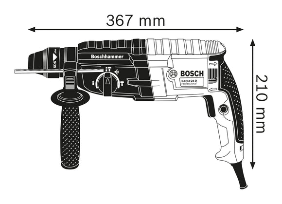 Bosch Rotary Hammers 1-2KG GBH 2-24 DRE