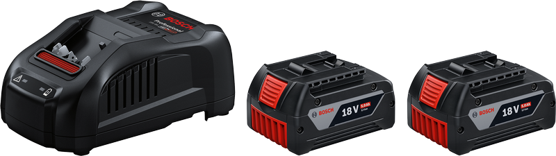 Bosch Charger & 2 Batteries StarterKit 18V 5.0Ah