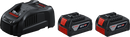 Bosch Charger & 2 Batteries StarterKit 18V 5.0Ah-1