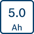 Bosch Charger & 2 Batteries StarterKit 18V 5.0Ah-9