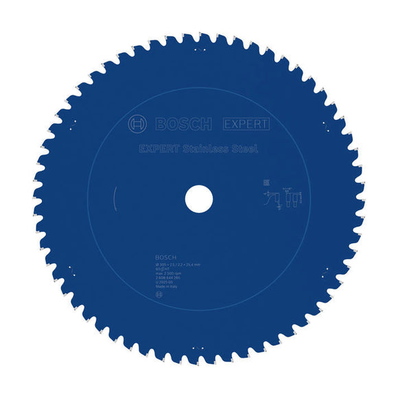 EXPERT Stainless Steel Circular Saw Blade, 305 x 2.5/2.2 x 25.4 mm, T60 - image 01