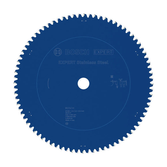 EXPERT Stainless Steel Circular Saw Blade, 305 x 2.5/2.2 x 25.4 mm, T80 - image 01