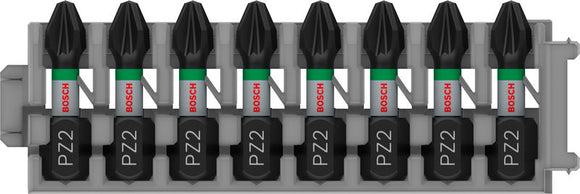 Bosch PRO Pozidriv Impact Bit, PZ2, 25 mm, 8 pcs