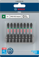 Bosch PRO Pozidriv Impact Bit, PZ2, 55 mm, 8 pcs-2