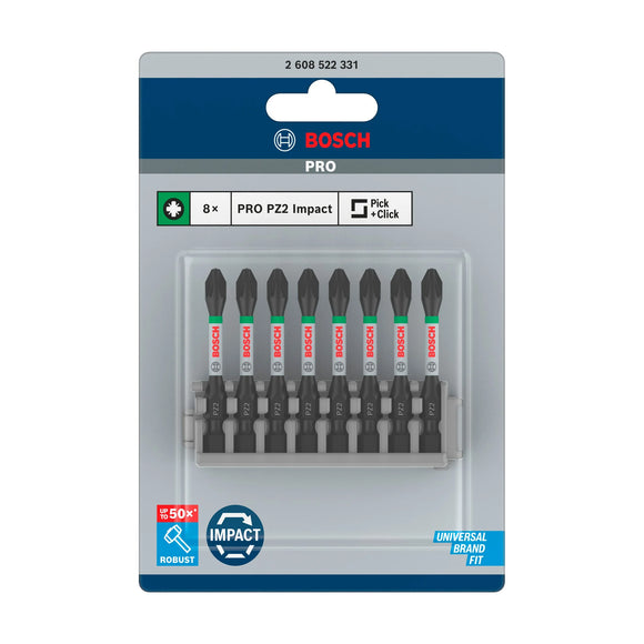 Bosch PRO Pozidriv Impact Bit, PZ2, 55 mm, 8 pcs - image 02