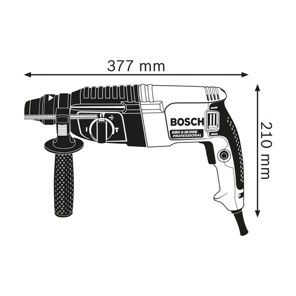 Bosch Rotary Hammers 1-2KG GBH 2-26 - image 04
