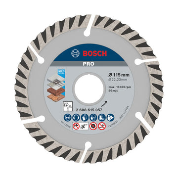 Bosch PRO Multi Material Diamond Disc, 115 x 22.23 mm - image 01