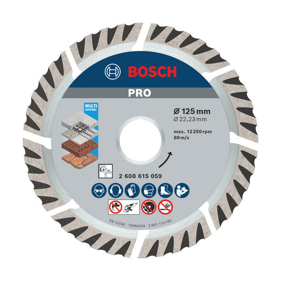 Bosch PRO Multi Material Diamond Disc, 125 x 22.23 mm - image 01
