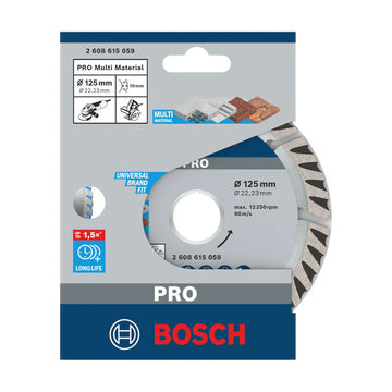Bosch PRO Multi Material Diamond Disc, 125 x 22.23 mm - image 02