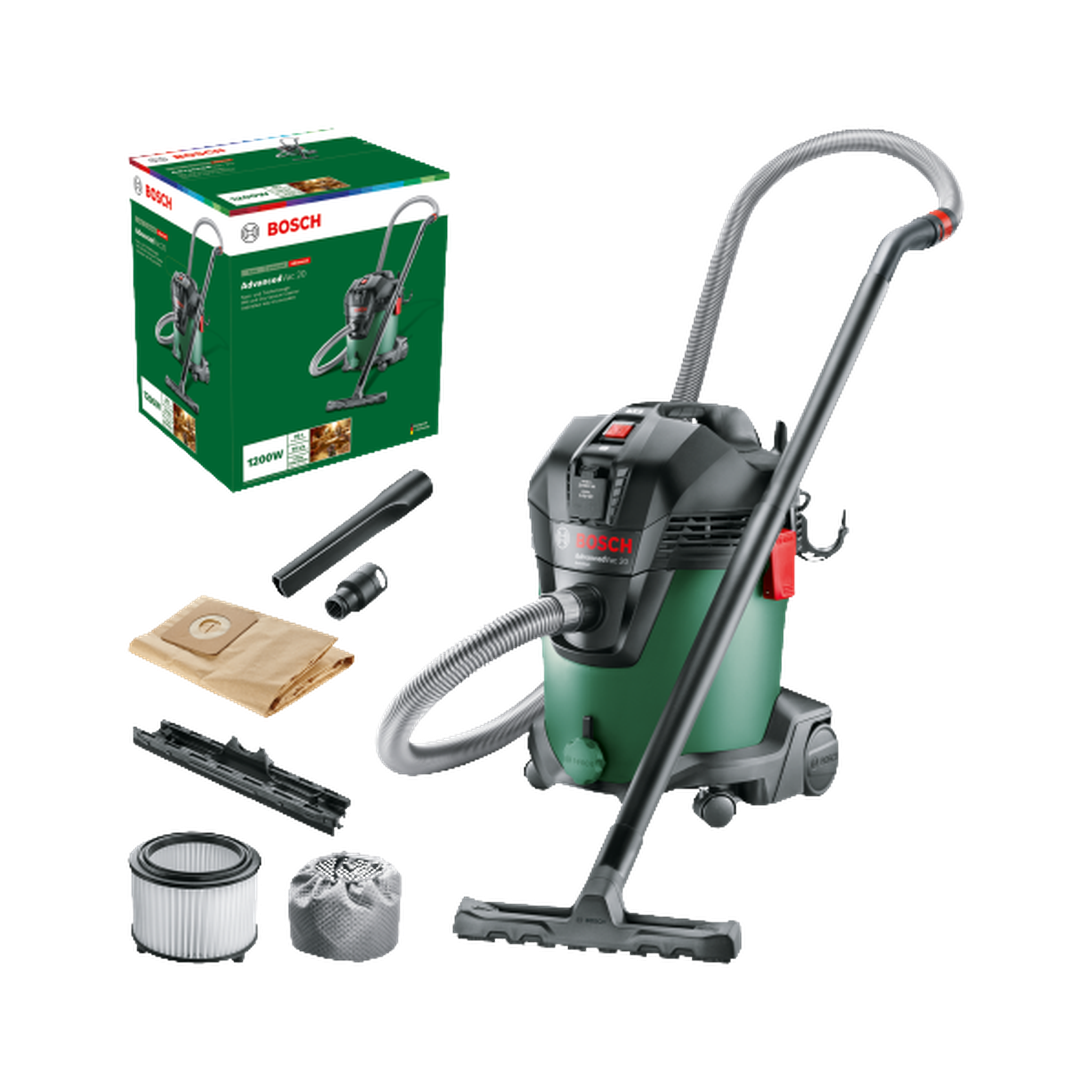 Bosch Vaccum Cleaner AdvancedVac 20 Wet/Dry 1200W - 0