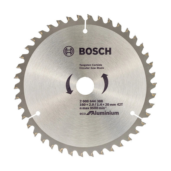 Bosch Circular Saw Blade Eco for Aluminium 160 x 20 x 2,0,1,4 mm, 42 - image 01