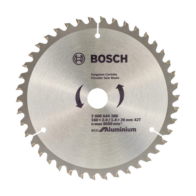 Bosch Circular Saw Blade Eco for Aluminium 160 x 20 x 2,0,1,4 mm, 42 - image 01