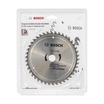 Bosch Circular Saw Blade Eco for Aluminium 160 x 20 x 2,0,1,4 mm, 42 - image 02