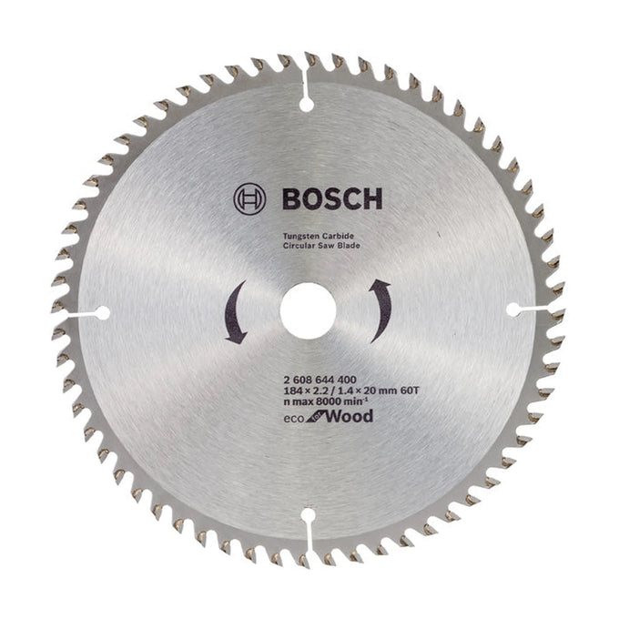 Bosch Circular Saw Blade Eco for wood 184 x 20 x 2,2/1,4 mm, 60 - image 01