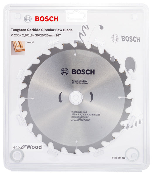 Bosch Circular Saw Blade Eco for wood 235 x 30 x 2,8/1,8 mm, 24