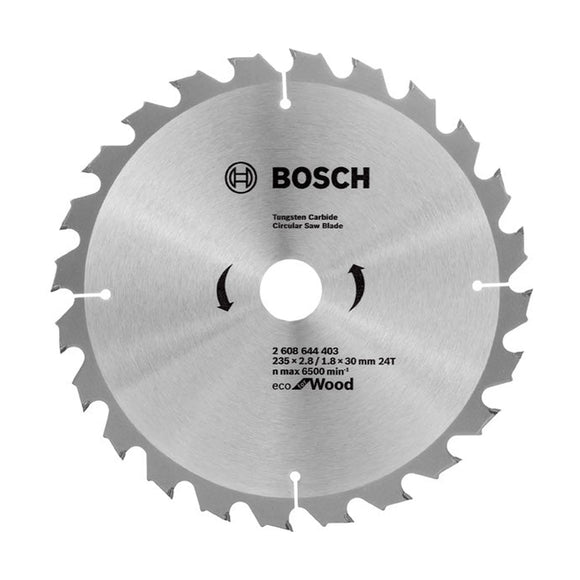 Bosch Circular Saw Blade Eco for wood 235 x 30 x 2,8/1,8 mm, 24 - image 01